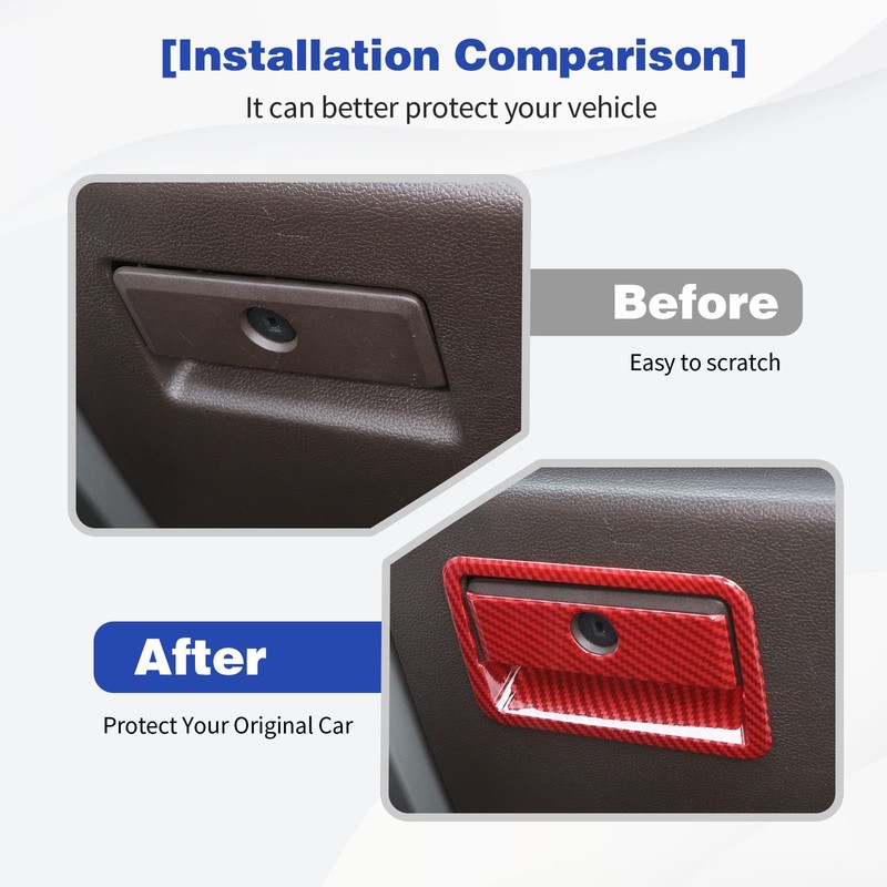 PDKLIN for F150 Glove Box Latch Handle Cover Trim Compatible