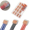CTRICALVER 12 Pieces Compact Splice Connectors, One-Touch Connectors, Stranded and