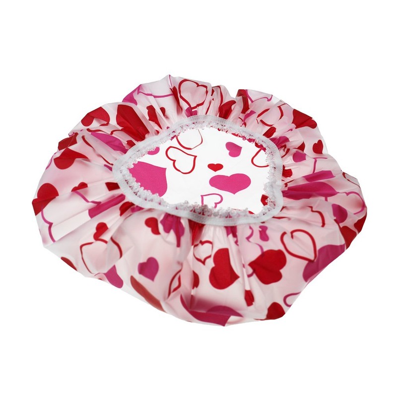 LJY 13 Pieces Assorted Shower Caps Elastic Waterproof Plastic Bathing