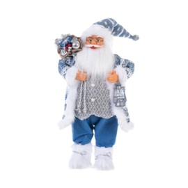 Harilla Classic 60cm Santa Claus Figurine Collectible Gift Decoration Christmas Doll Santa Figurine for Room Shop Window Party