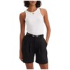 LEVIS Women's Pleated Trouser Shorts Blacks, Caviar, 25