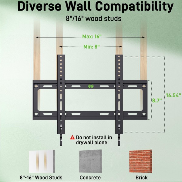 USX MOUNT USX Mount UL Listed TV Mount Low Profile