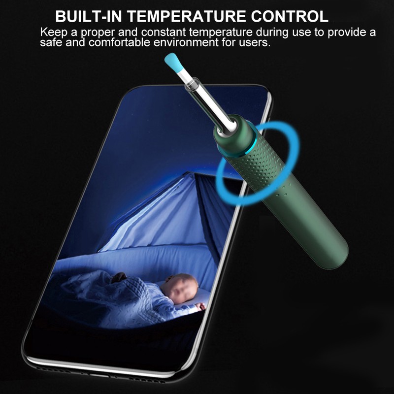 M9 Pro WiFi Smart Endoscope 3MP FHD 3.5MM Camera Ear