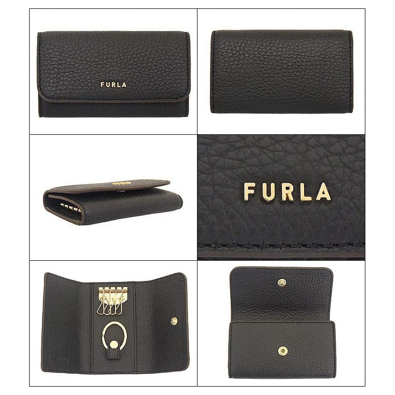 Furla RAC5UNO HSF000 Babylon Leather 4 Row Key Case, Women's