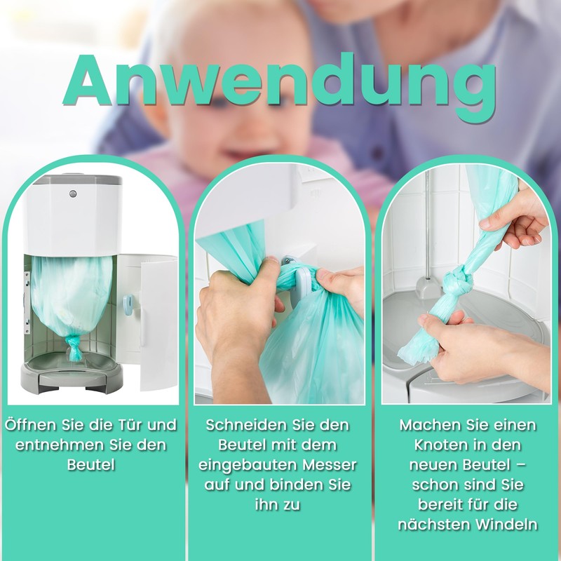 Saaf Nappy Bin Refill Pack - Compatible with Korbell 15/16