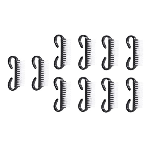 Outanaya 10pcs Compact Nail Dust Brush Durable Nail Art Tools