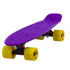 Flybar 22 Inch Kids Skateboard – Mini Cruiser Skateboards for Kids Ages 6-12, Outdoor Toys, Lightweight, Durable, Non-Slip Deck, ABEC-7 Bearings, Holds up to 175 lbs (Purple)