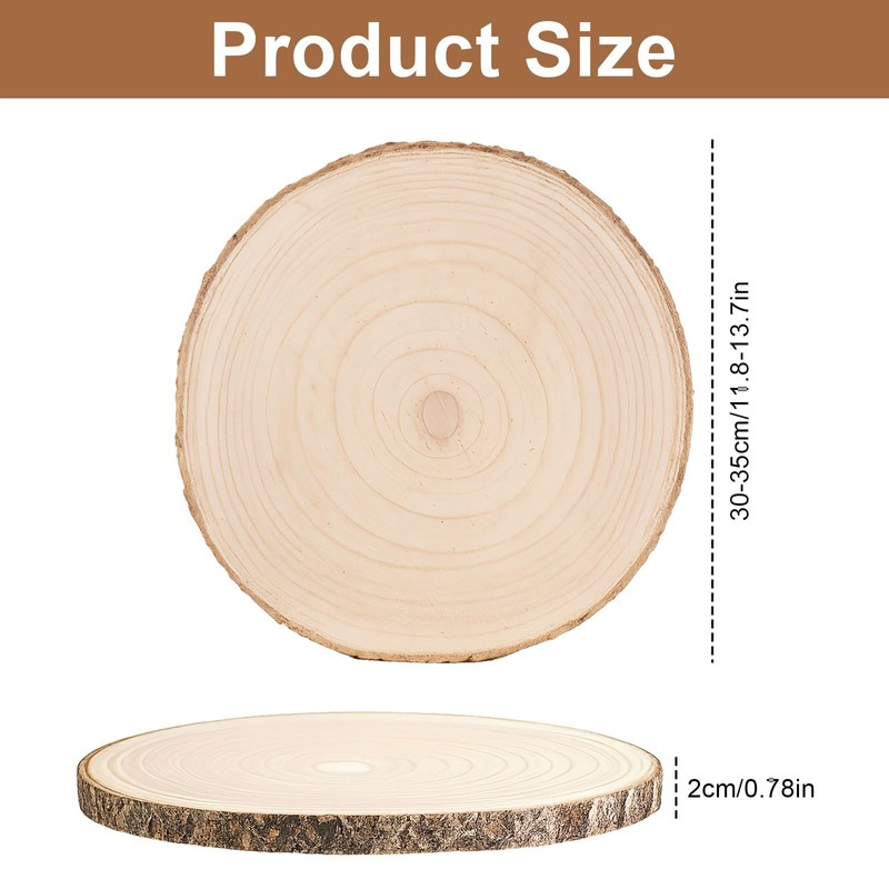 Wooden Discs 30 ~ 35 cm Wooden Discs Wooden Log