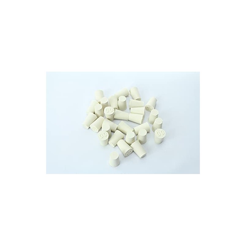 Rubber Stopper, 00, Pack of 30