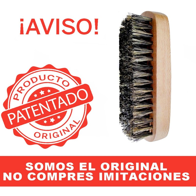 Cepillo Militar Jye Original Cerdas De Jabali