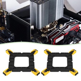 LT Easiyl Desktop Computer CPU Fan Holder Compatible with LGA1700 LGA1200 LGA115x 91 x 13.7 mm Hole Spacing 75/78 mm Adjustable Motherboard Backplate Pack of 2