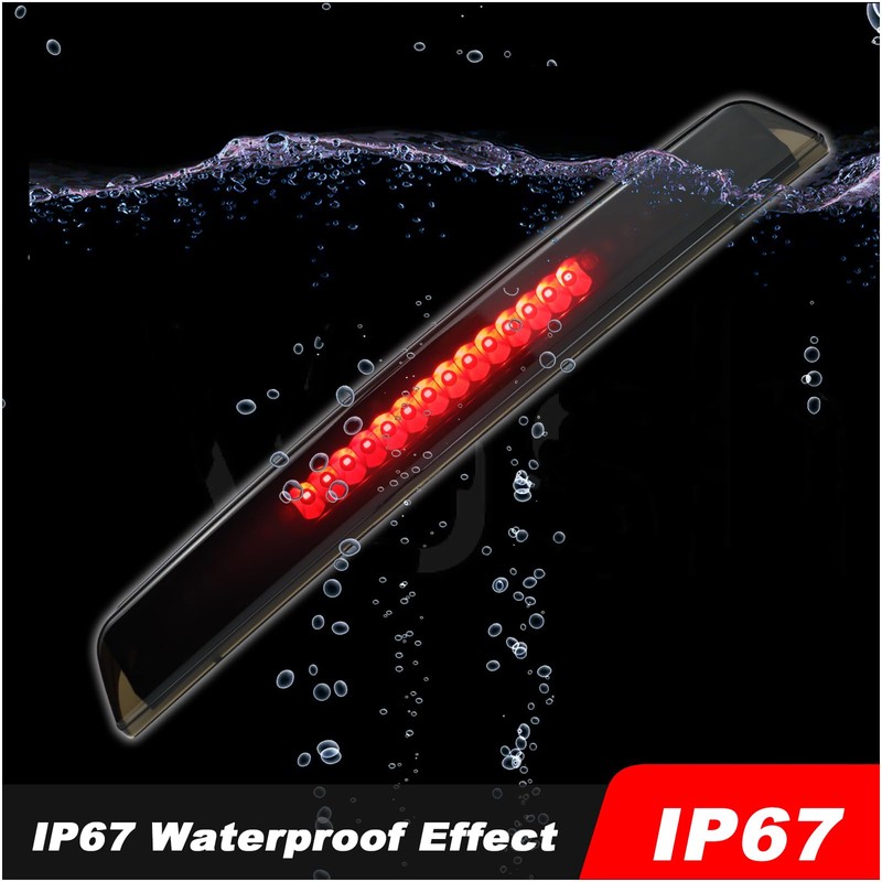 KEEGTBOX High Mount Stop Lamp LED Third Brake Light Compatible