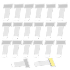 Carreneu Pack of 20 Windscreen Parking Permit Holders, Parking Permit Holder Clip, Transparent Ticket Holder, Car, Suitable for All Types of Cars