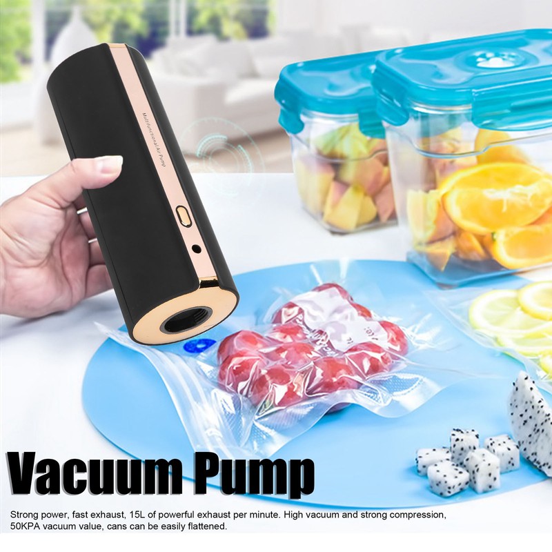 Handheld Vacuum Compression Pump Portable Electric Vacuum Sealer for Home