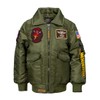 Top Gun® Kids CWU-45 Flight Jacket (Olive, 4T)