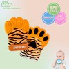 BABYNOMS ® Teething Mitten | Orange Tiger Teething Paw