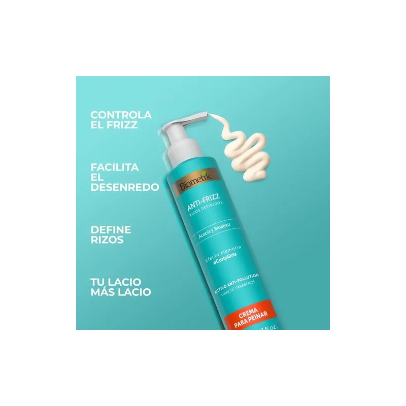 Biometik Crema Para Peinar Anti Frizz 200ml