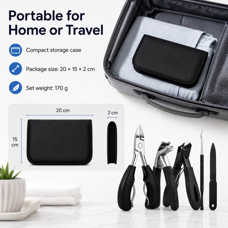 5-Piece Ingrown Toenail Tool Kit for Home Nail Care –