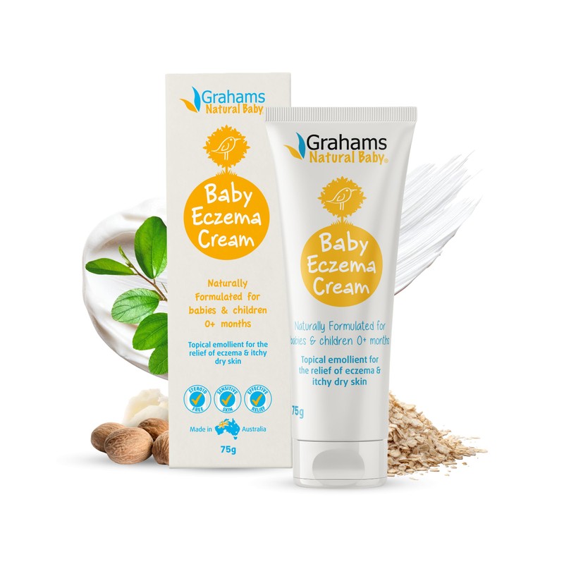 Grahams Natural - Crema de eccema para niños (75 g)