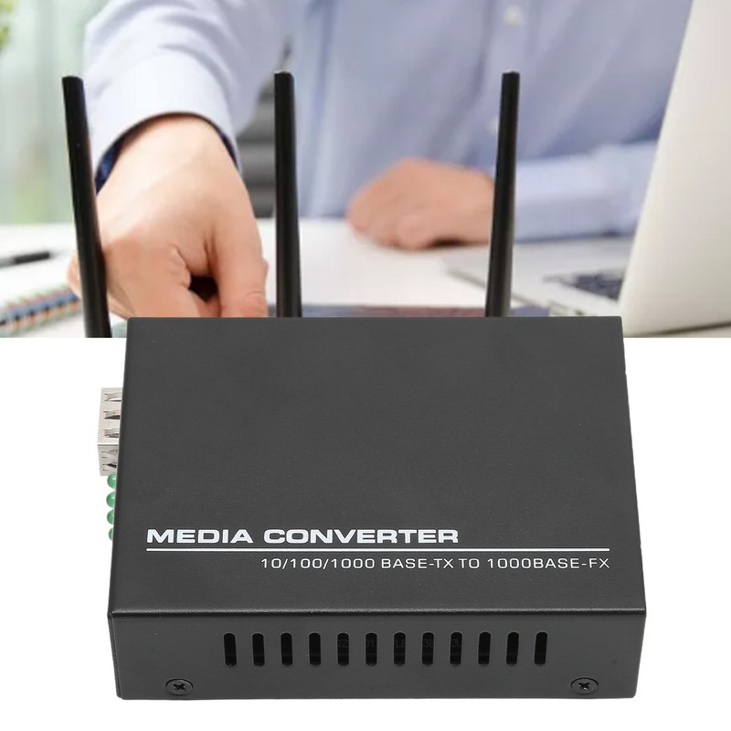 Media Converter Gigabit SFP to RJ45 10 100 1000Base TX