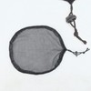 BTWTRY 3Pcs Black Ponytail Net Base Cap with Elastic Drawstring