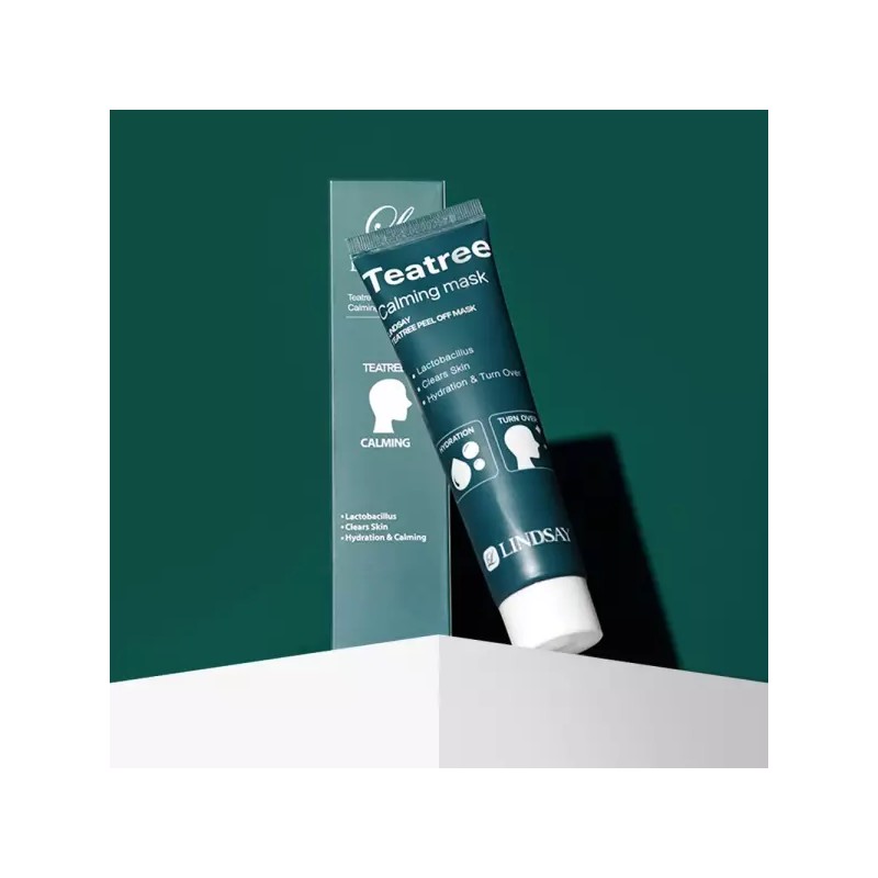 Laneige 린제이 티트리 카밍 랩핑 마스크 떼어내는 콜라겐 필오프팩 70ml+팩브러쉬