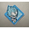 Dragon Ball Z Vegeta SSJ Blue Embroidered Iron On Patch