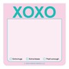 Knock Knock XOXO Sticky Note Pad (Pastel Version)