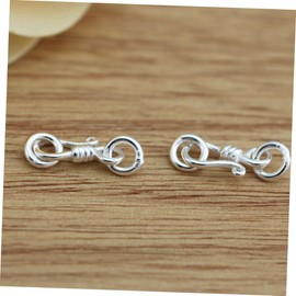 CORHAD Bracelet Necklace DIY Jewelry Silver Lobster Clasp s Hook Toggle Clasp Set