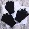 URATOT 15 Pairs Kid's Gloves Warm Knitted Magic Full Fingers