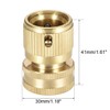 sourcing map 3/4" G Female Brass Quick Connectors Adapters Garden