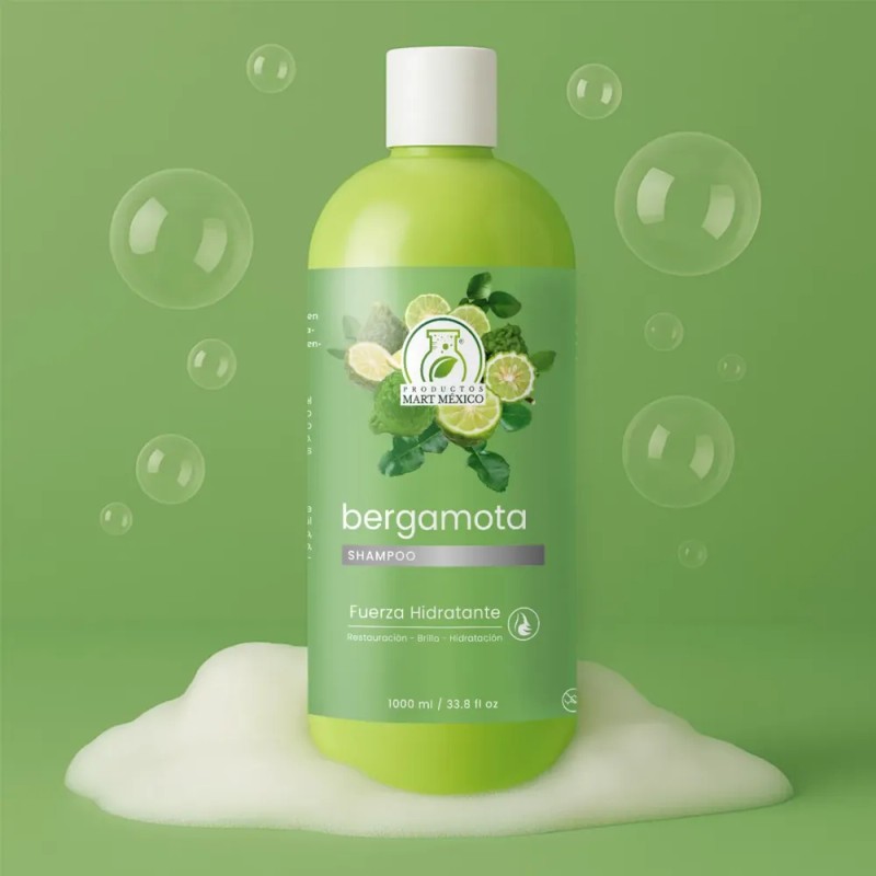Shampoo Capilar De Bergamota Natural 1000 Ml