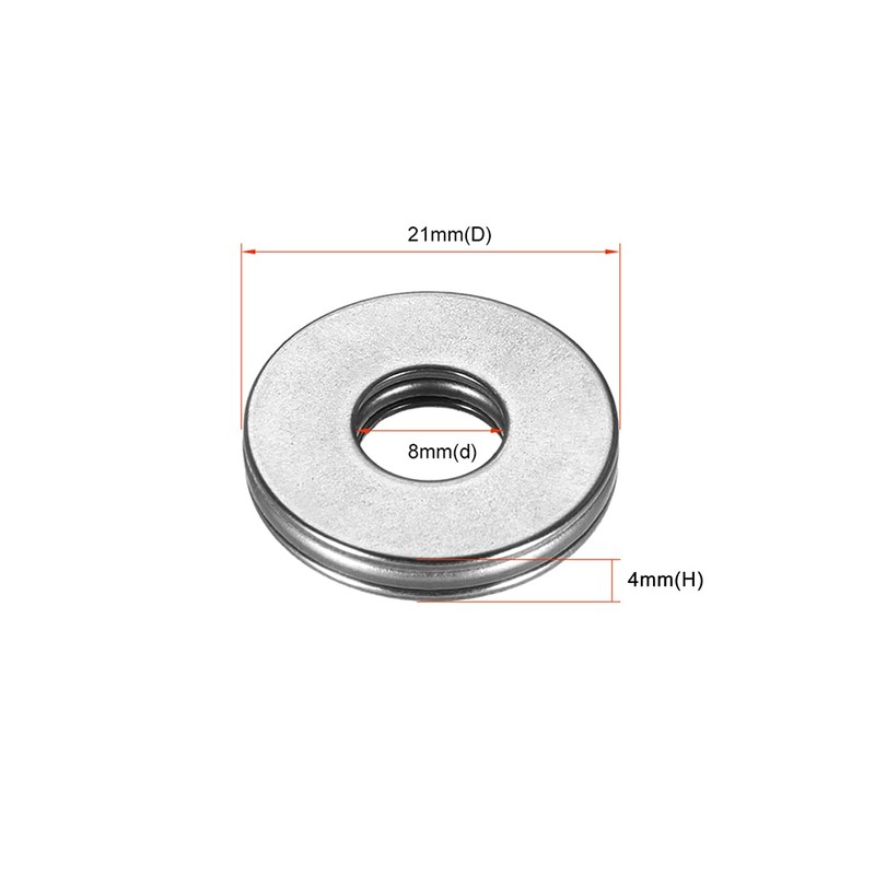sourcing map AXK0821+2AS Needle Roller Thrust Bearings with 2 Washers,