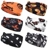 Jocbean 6 Pack Halloween Twist Knot Headbands for Women Soft