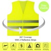 5 Pack Hi Vis Vests,Safety Vests,Standard Size Reflective High Visibility