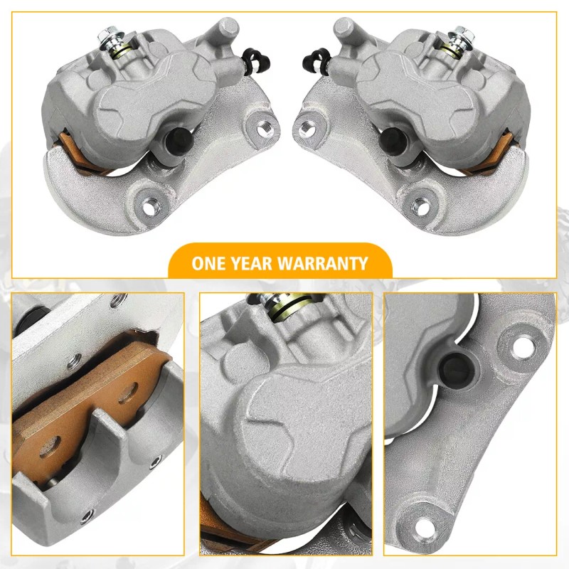 M MATI Front Brake Calipers W/Pads For Can-Am Maverick 1000R