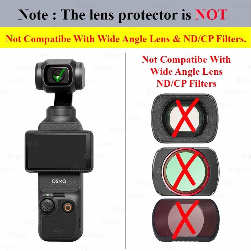 iDaPro Lens & Screen Protector for DJI Osmo Pocket 3
