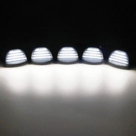 SHINEFIT LED Cab Lights Replacement for 1994-1998 Ram 1500 2500 3500 Smoked Top Cab Roof Clearance Lights for Ram Truck