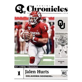 2020 Panini Chronicles Draft Picks Draft Picks #14 Jalen Hurts RC Rookie Oklahoma Sooners Football Trading Card