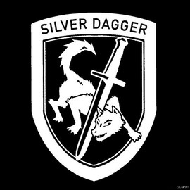 Resident Evil Silver Dagger Decal Vinyl Sticker Makarios LLC |Cars Trucks Vans Walls Laptop MKR| White |5.5 x 4|MKR269