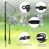 Flirt Pole for Dogs, Extendable Dog Flirt Pole with Detachable