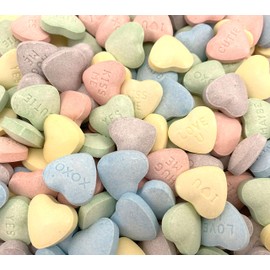 Sunny Island Wonka Sweetarts Tangy Heart Shaped Candy, Hard Candy Bulk - 2 Pound Bag