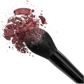 Blush Brush – Brocha cilíndrica para rubor e iluminador en polvo, crema o líquido Fibras sintéticas ultrasuaves Brocha para Rubor