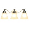 Simple Designs VT1023-BSN 19.25" Classic 3 Light Winding Metal and