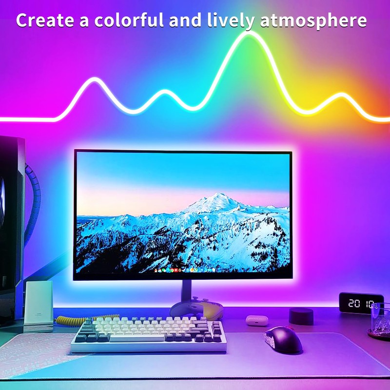 100FT RGB LED neon Rope Lights LED neon Lights with