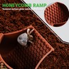 Hermit Crab Hideout with Dual Food Bowls, 2-in-1 Cave Shelter