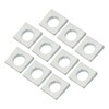 PATIKIL M8 Beveled Square Washers, 20 Pcs Thickness 2 to