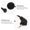 Mipcase 1Pc Wired Gaming Headset Microphone with Noise Reduction Flexible