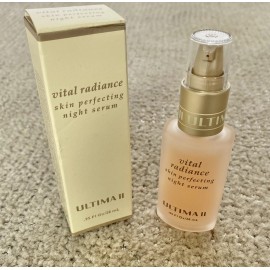 Ultima II Vital Radiance SKIN PERFECTING NIGHT SERUM Renew Skin .95 oz/28mL New