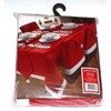 Santa's Table Red and White Rectangular Tablecloth Ideal For 6-8